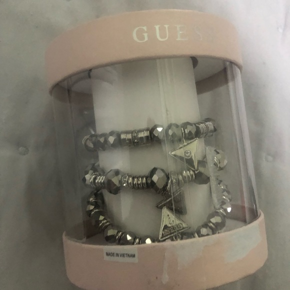 Guess Silver Bracelet Set - Picture 2 of 3